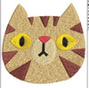 Cat H Embroidery Design