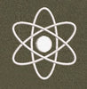 Atomic Symbol Science Icon Embroidery Design