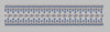 Symmetrical Blue Beaded Ribbon Border Embroidery Design
