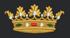 Golden Crown Embroidery Design