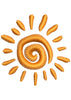 Sun Embroidery Design