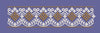 Scalloped Floral Lace Border Embroidery Design