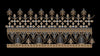 Pinnacle Crown Diamond Lattice Border Embroidery Design