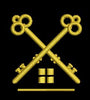 Crossed Keys Embroidery Design