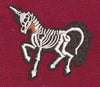Skeletal Unicorn Stitch Embroidery Design