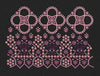 Lace Border Pink Embroidery Design