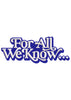 For All We Know Embroidery Design