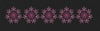 Golden & Red Flower Floral Border Embroidery Design