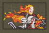 Infernal Rider Fire Embroidery Design