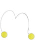 Tiny Yellow Balls Embroidery Design