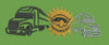 Solar Transport Corridor Embroidery Design