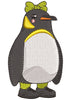Female Penguin Embroidery Design