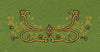 Floral Scroll Gold Embroidery Design