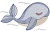 Fish Q Embroidery Design