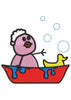 Man Boat Embroidery Design
