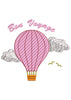 Fire Balloon Embroidery Design