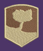 Shielded Solitary Tree Embroidery Design