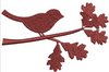 Sparrow Embroidery Design