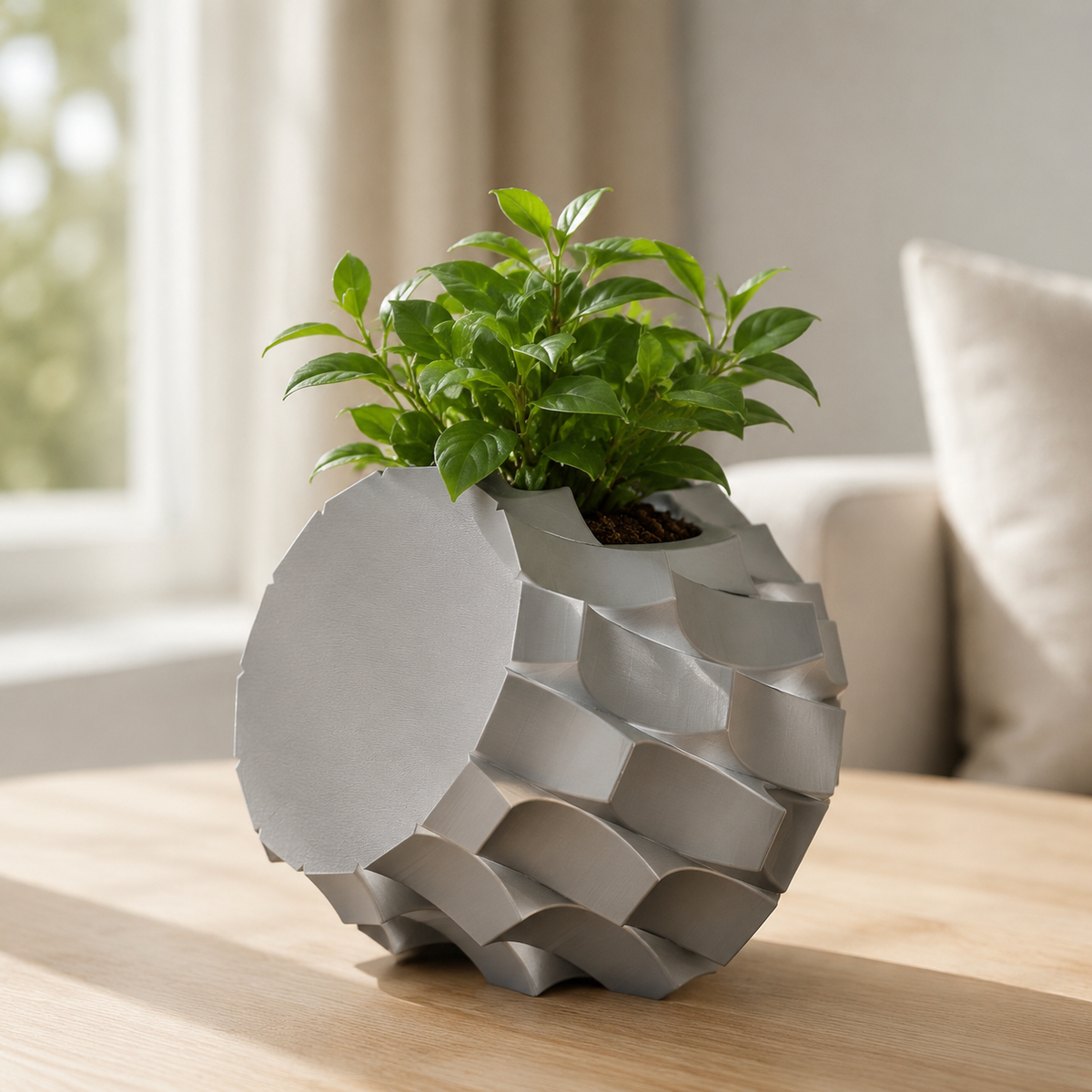 Switch Style Planter Pot Version 2 Print STL File