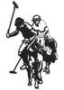 Players of Polo Embroidery Design