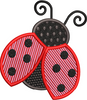 Ladybird Embroidery Design