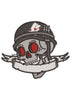 Worrior Skull Embroidery Design