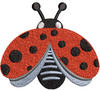 Ladybird Embroidery Design