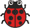 Ladybird Embroidery Design