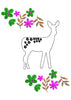 Lovely Deer Embroidery Design