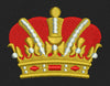 Crown Imperial Red Embroidery Design