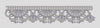 Fan Patterned Filigree Border Embroidery Design