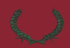 Crimson Laurel Embroidery Design
