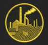 Factory With Gold Embroidery Design