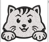 Cat Embroidery Design