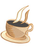 Coffee Embroidery Design