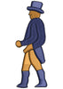 English Man Embroidery Design