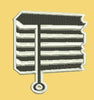 Novel Blinds Embroidery Design