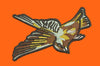 Flying Bird Brown Embroidery Design
