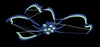 Abstract Organic Form Embroidery Design
