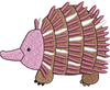Hedgehog Embroidery Design