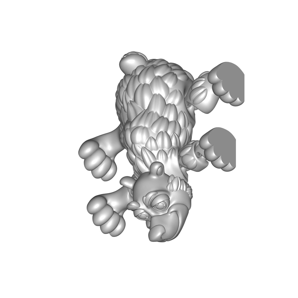 Polar Bear Figurine Version 2 Print STL File