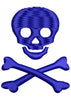 Skull Embroidery Design
