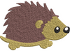 Hedgehog Embroidery Design