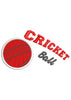 Cricket Ball Embroidery Design