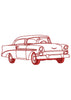 Car Lines Stitch Embroidery Design