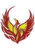 Bird Flame Embroidery Design