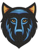 Wolf Embroidery Design