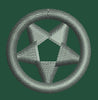 Star Circle Embroidery Design