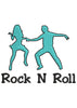 Rock N Roll Embroidery Design