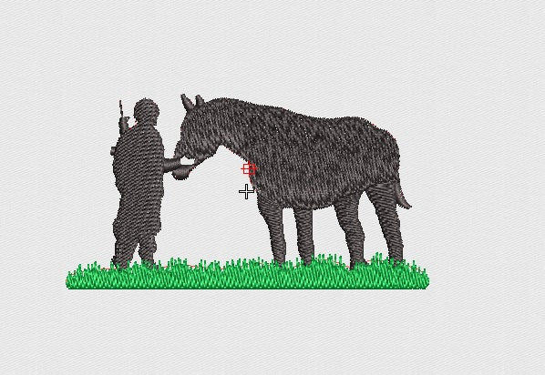 Horse Embroidery Design